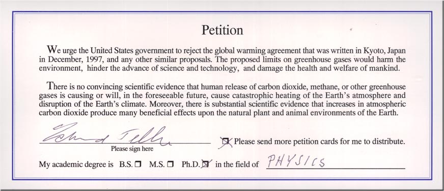Global Warming Petition Project
